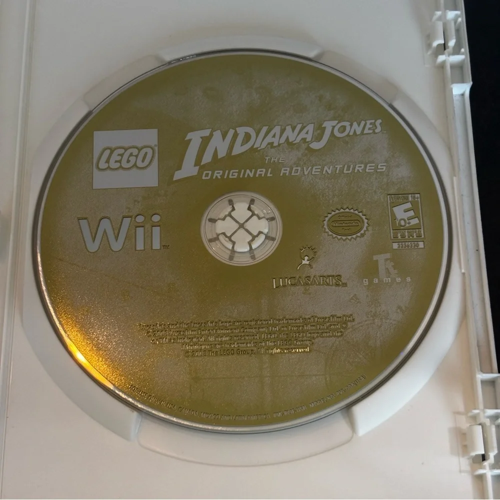 LEGO Indiana Jones: The Original Adventures (Nintendo Wii, 2008 w/ Manual)